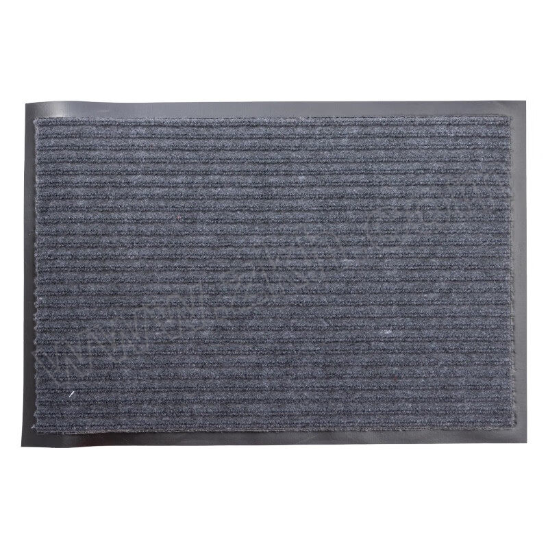 WINSTABLE/稳斯坦 W5682系列条纹除尘地垫 灰色 60×90cm(含黑边) 1块