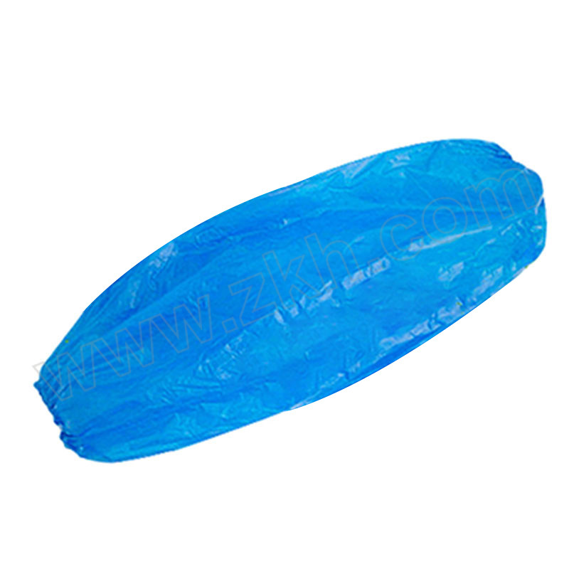 WINSTABLE/稳斯坦 WST841系列塑料防水袖套袖 蓝色 均码 长40cm 100只 1袋