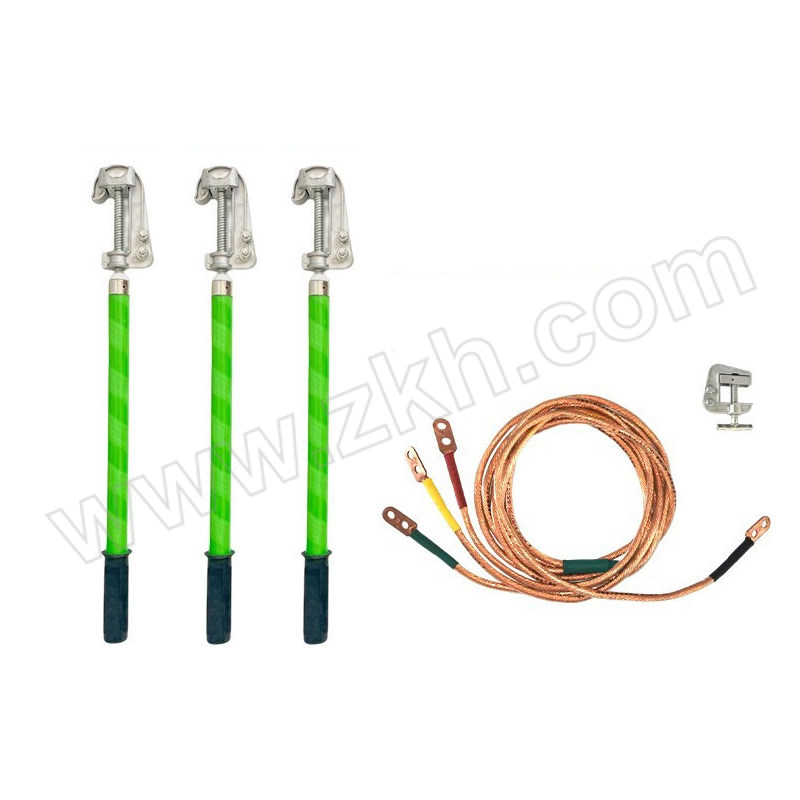 BEICHENG ELECTRIC/北成电力 35kV接地线 BC-ZJD3 配猴头式接地棒1m*×3 25方2m×3+15m接地线 接地夹 接地线包1套 1套