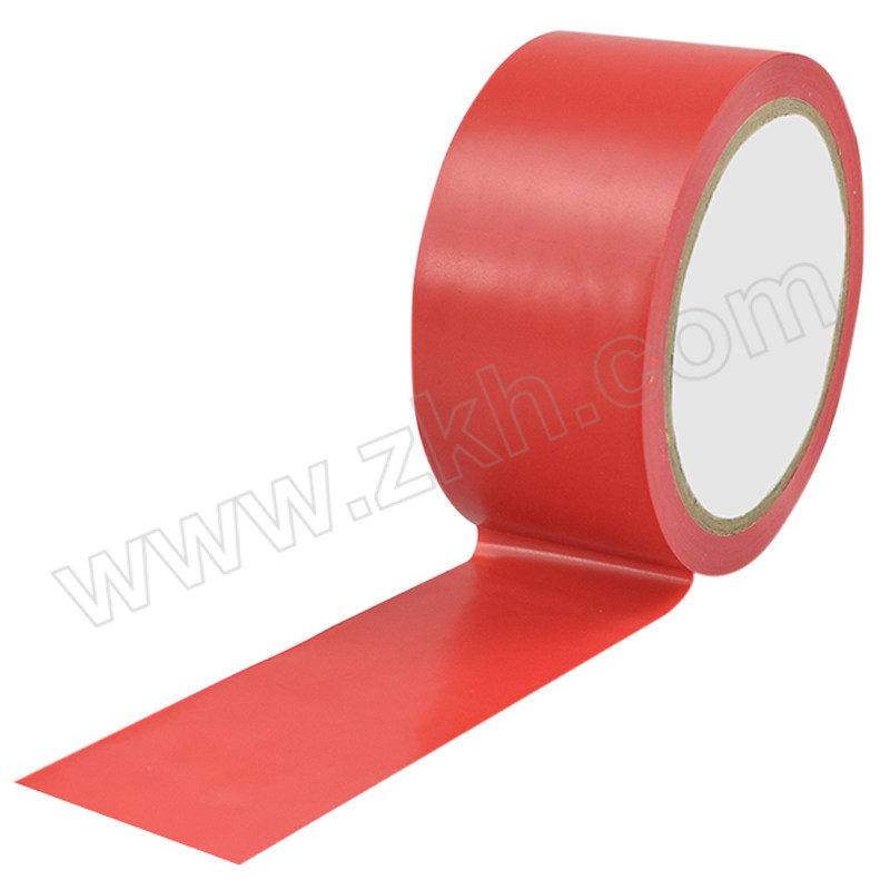 FUXING/伏兴 PVC警示胶带 FX594 红色 48mm×18m 纸管芯 5卷 1组