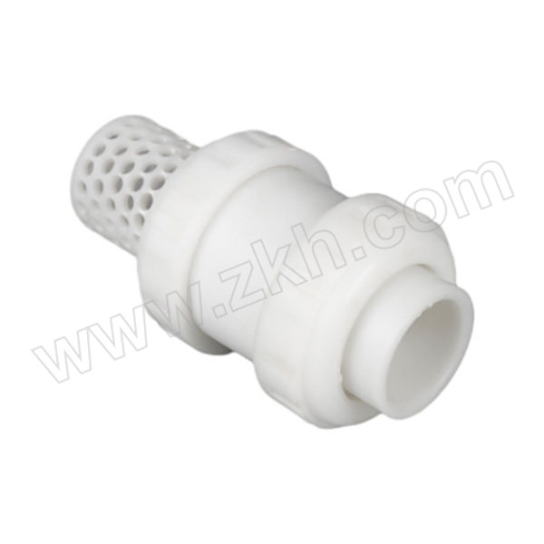 XK/鑫凯 PP底阀 DN50 一端承插式 一端带滤网 球珠止回 密封材质EPDM 1只