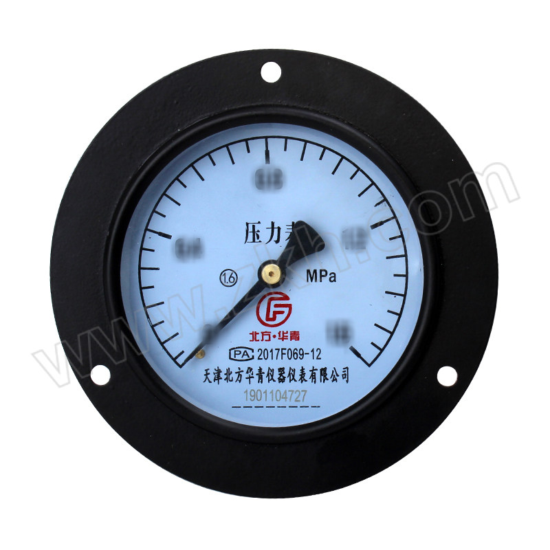 BEIFANGHUAQING/北方华青 轴向压力表 Y100/0-1MPa 1个