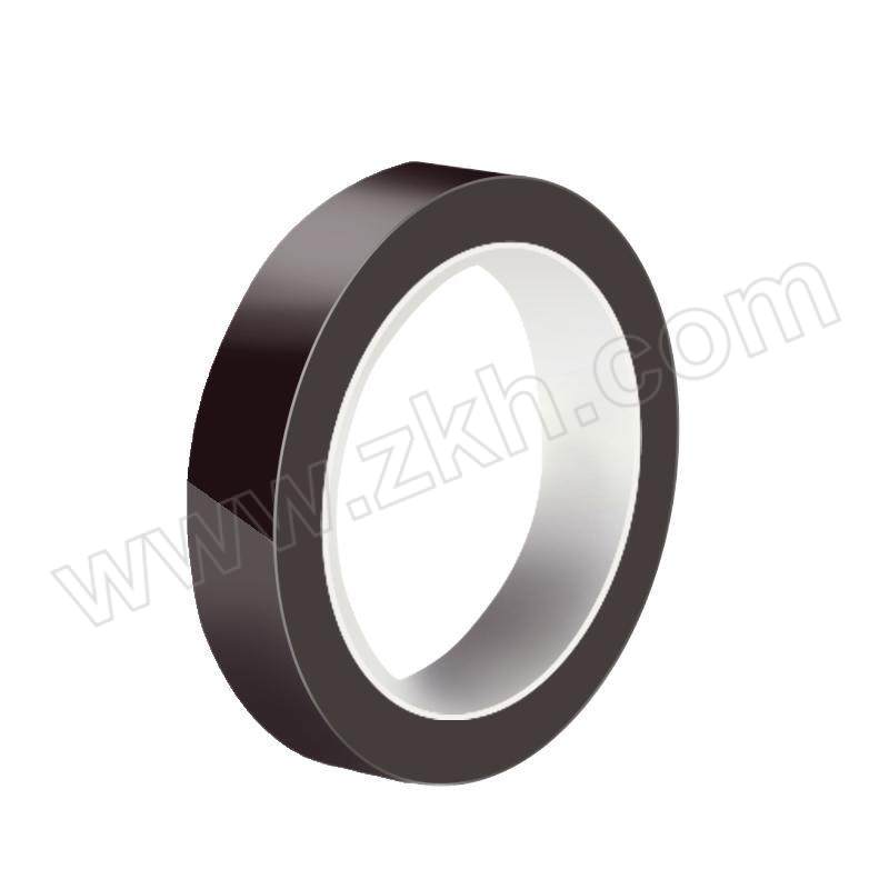 FUXING/伏兴 桌面定位划线胶带 C1134-8 0.06mm×35mm×66m PET 塑料管芯 黑色 1卷