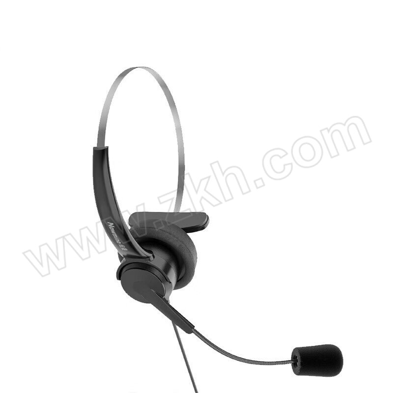 NEWMINE/纽曼 头戴式话务耳机 NM-HW400S 商务办公系列单耳客服中心耳麦-USB接口 可调音量 电话会议系统 1个