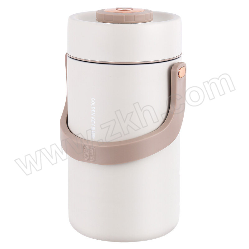 GoldenKey/金钥匙 魔法防溢焖烧真空保温饭盒 GK-MF2600T-X 304不锈钢 2.6L 1个
