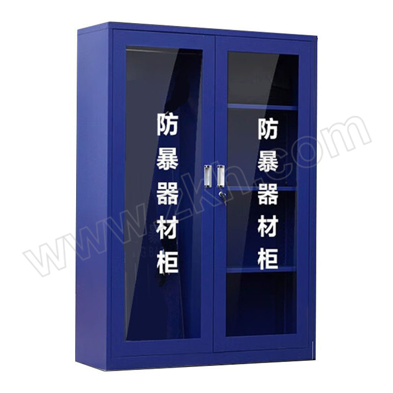 ZKH/震坤行 防暴器材装备柜 FBZBG-01 1200×400×1600mm 层板承重约50kg 蓝色 1个