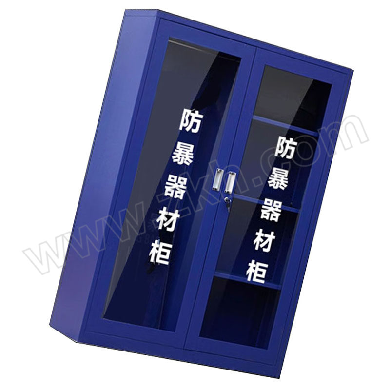 ZKH/震坤行 防暴器材装备柜 FBZBG-01 1200×400×1600mm 层板承重约50kg 蓝色 1个