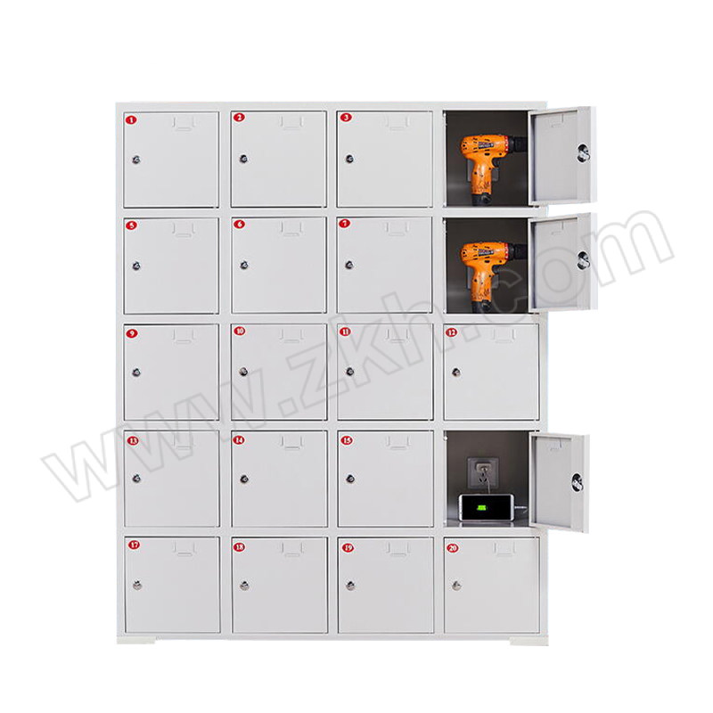 XINMENGAN/鑫梦安 电动工具充电柜20门 GJ-02 尺寸1125×350×1445mm 1台