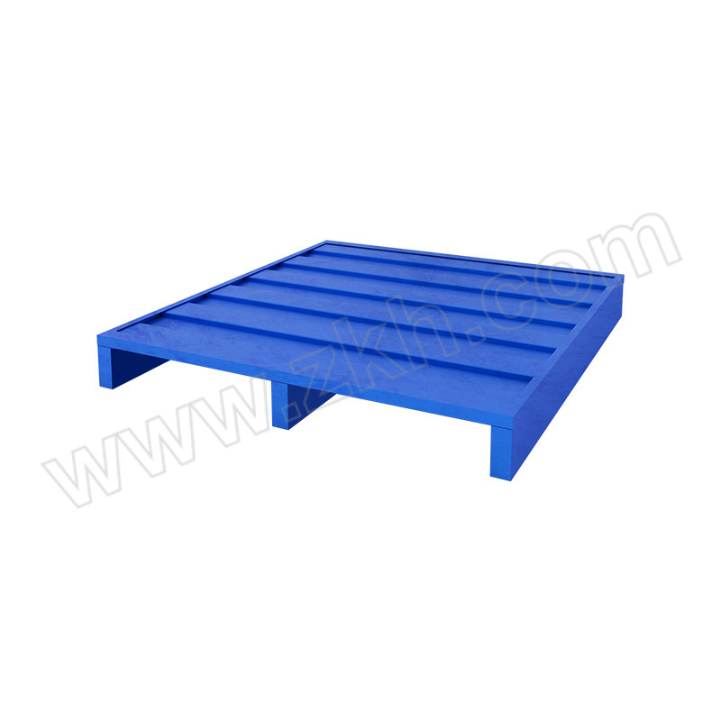 HYHY/华豫汇阳 钢制双向进叉全铺托盘 HY-TP010 尺寸1100×1100×125mm 承载2.8t 蓝色 1个