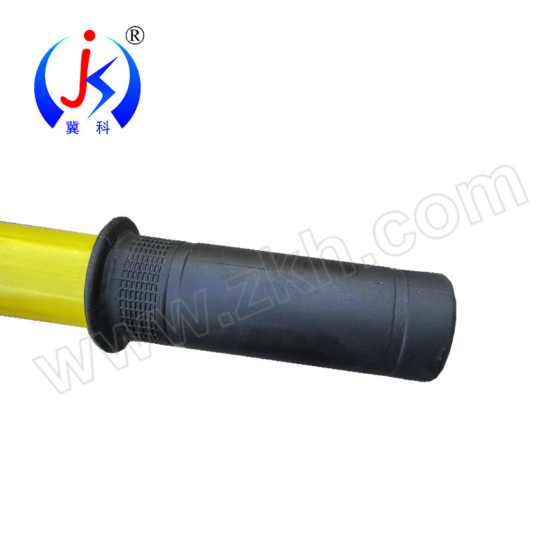 JK/冀科 黄色固定头接扣式异物杆 JK-YWGH345275 3节4.5米 27.5kV 黄色 1根 1根