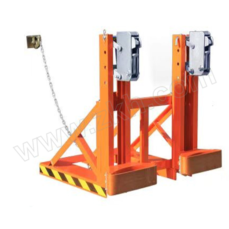 GANGJIN/罡劲 叉车用轻型拆卸式双桶油桶夹具 DG720A 载重720kg 货叉长度855mm 货叉宽度950mm 1个
