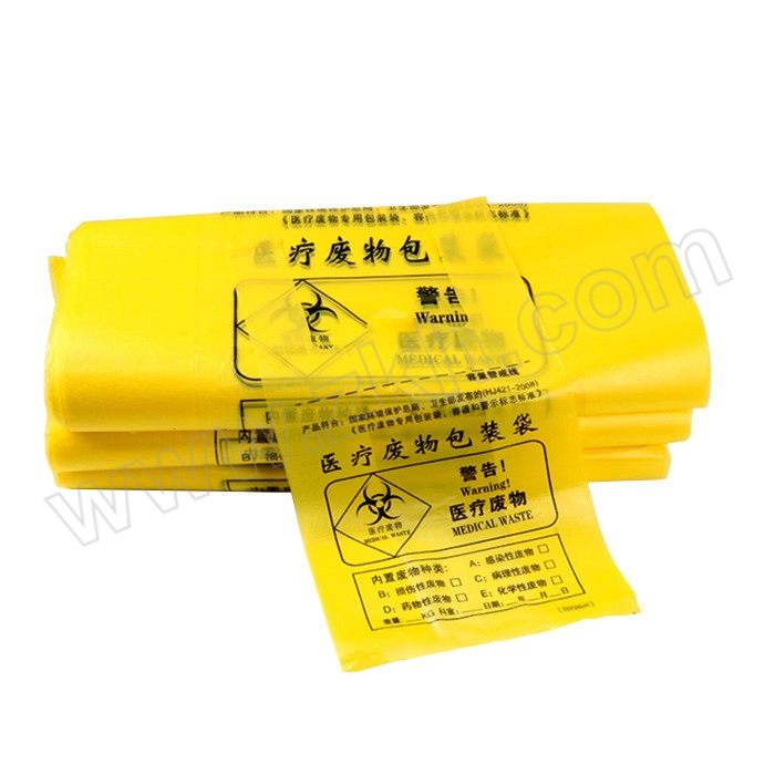 WELLGUARD/威佳 手提式医疗垃圾袋 适用50L以下垃圾桶 70×80cm 3丝 1包