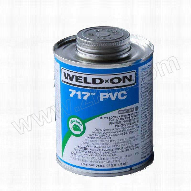 IPS/爱彼亚斯 PVC胶水 WELDON717 473mL灰色 1瓶