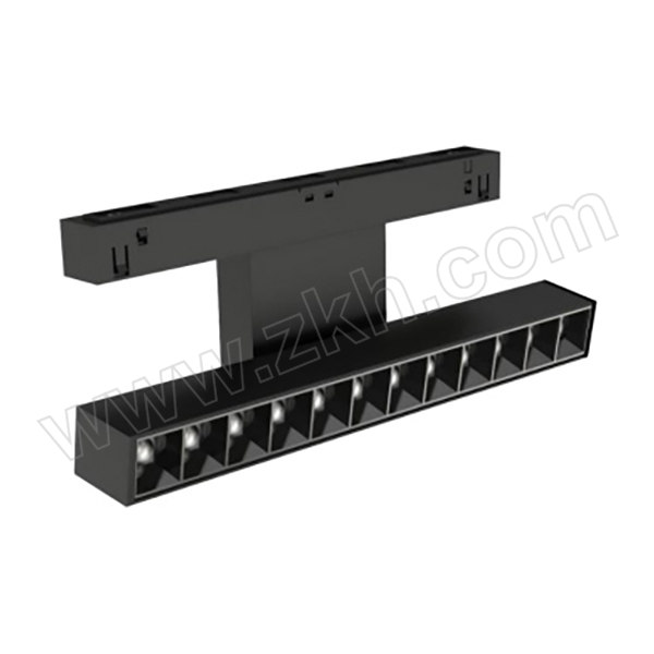 SXJG/三雄极光 磁吸格栅射灯 PAK413422 灵动 20W 3000K 24°黑色 DC24V 可调 1个