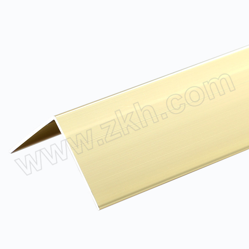 JZSB/京洲实邦 铝合金L型护角 JZSB-HJ-002 20×20×1200mm 亮金色 1个
