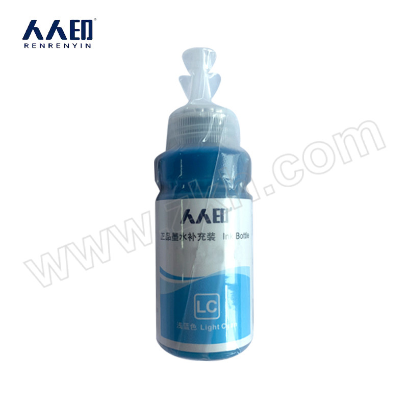 RRY/人人印 墨水 L365 70mL 浅蓝色 适用爱普生L360/L805/L380/L850/L1800/L1300/L405/L565/L485/L310/L455/L313/L383/L130/L363/L301/L551/L385/L101/L351/L358/L353/L111/L201/L655/L365/L220/L303/L558/L801/L810 1支