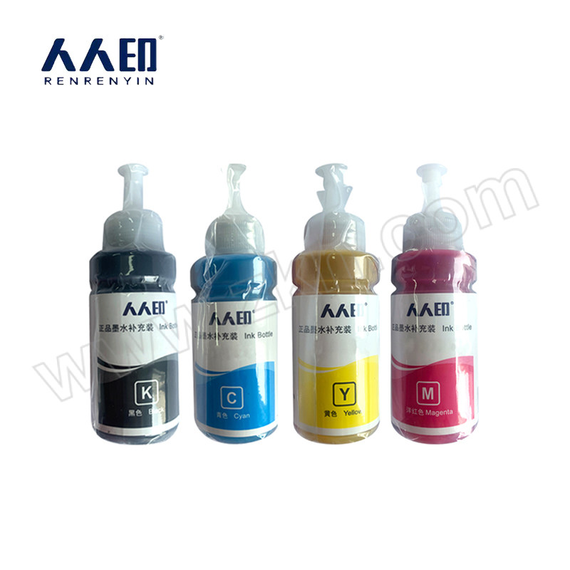 RRY/人人印 墨水 L655 280mL 四色套装 适用爱普生L360/L805/L380/L850/L1800/L1300/L405/L565/L485/L310/L455/L313/L383/L130/L363/L301/L551/L385/L101/L351/L358/L353/L111/L201/L655/L365/L220/L303/L558/L801/L810 1套