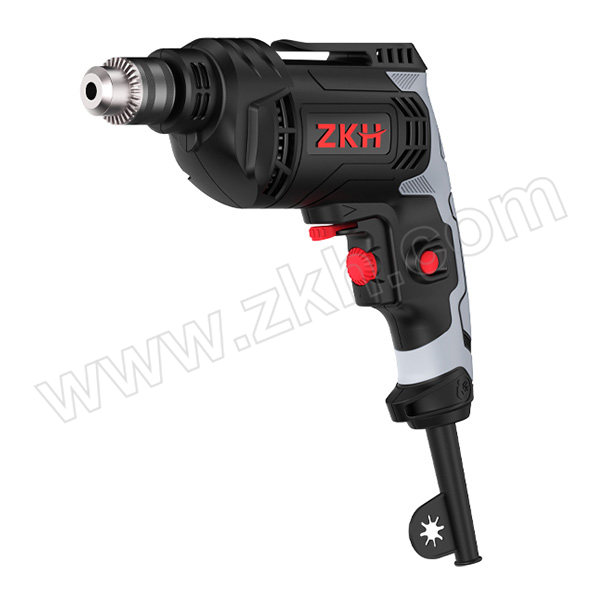 ZKH/震坤行 手电钻 ED450A 450W 10mm 无级调速 正反转 自锁开关 1台