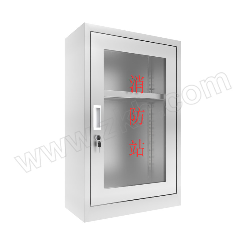 MAIYINUO/迈易诺 不锈钢微型消防站 MYN-MHQX-038 500×250×800mm 原色 201不锈钢 实厚0.6mm 空箱 1个