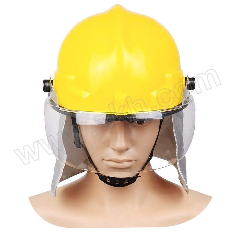 JIUPAI/九派 3C认证款17式战斗消防头盔 FTK-B/C 黄色 1个