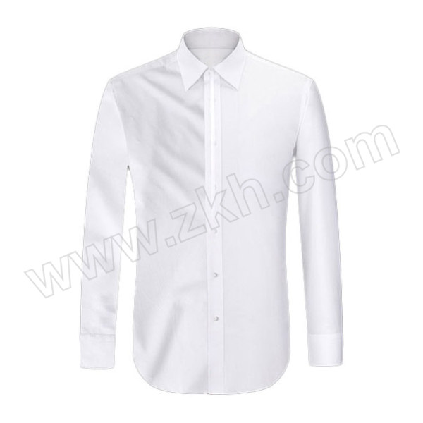 XISHUAI/西帅 男士商务成衣免烫长袖衬衣 100%棉 40码 白色 1件