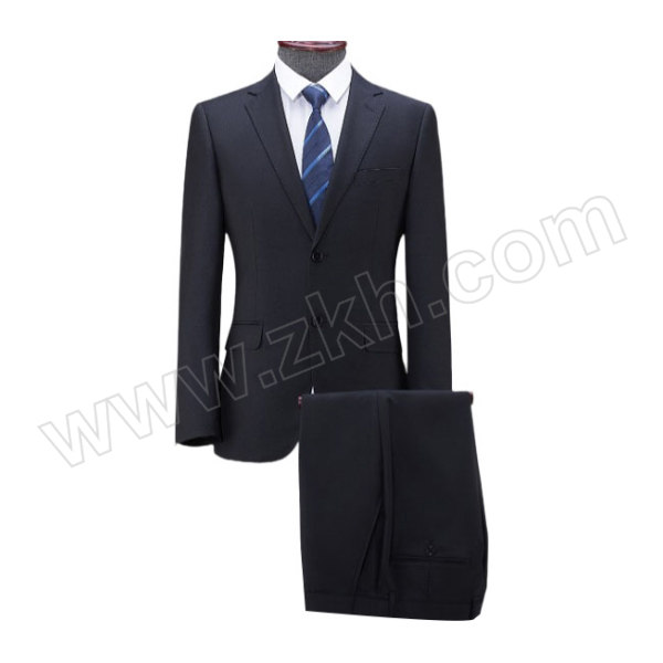 XISHUAI/西帅 男士商务西服套装 80%聚酯纤维+20%粘胶 藏青色 含48码西装+33码裤子 1套