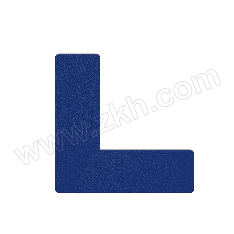 SHANGKE/上柯 桌面定位标识贴 B2824 L型 5×5×2cm 蓝色 厚0.45mm 软质PVC背胶 1个