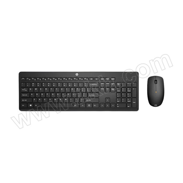 HP/惠普 无线键盘鼠标套装 235 104键标准键盘低键帽结构 黑色 1套