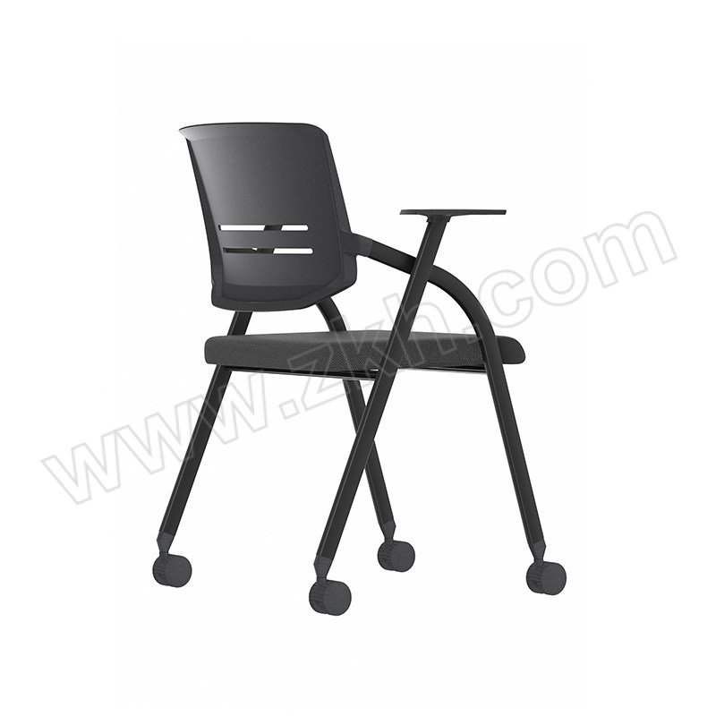 YUESHAN/悦山 滑轮脚办公培训椅折叠会议椅 YSOC3HS03BW 尺寸610×555×835mm 1张