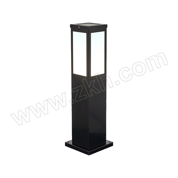 NAIPUDE/耐普德 LED草坪灯 NPD-TYD-02 黑色铁艺灯体 含12W黄光灯泡 150×150×600mm 1个