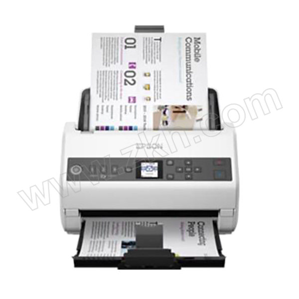 EPSON/爱普生 A4高速馈纸式彩色文档扫描仪 DS-730N 40ppm/80ipm 内置网卡 支持国产操作系统/软件 扫描生成OFD格式 1台