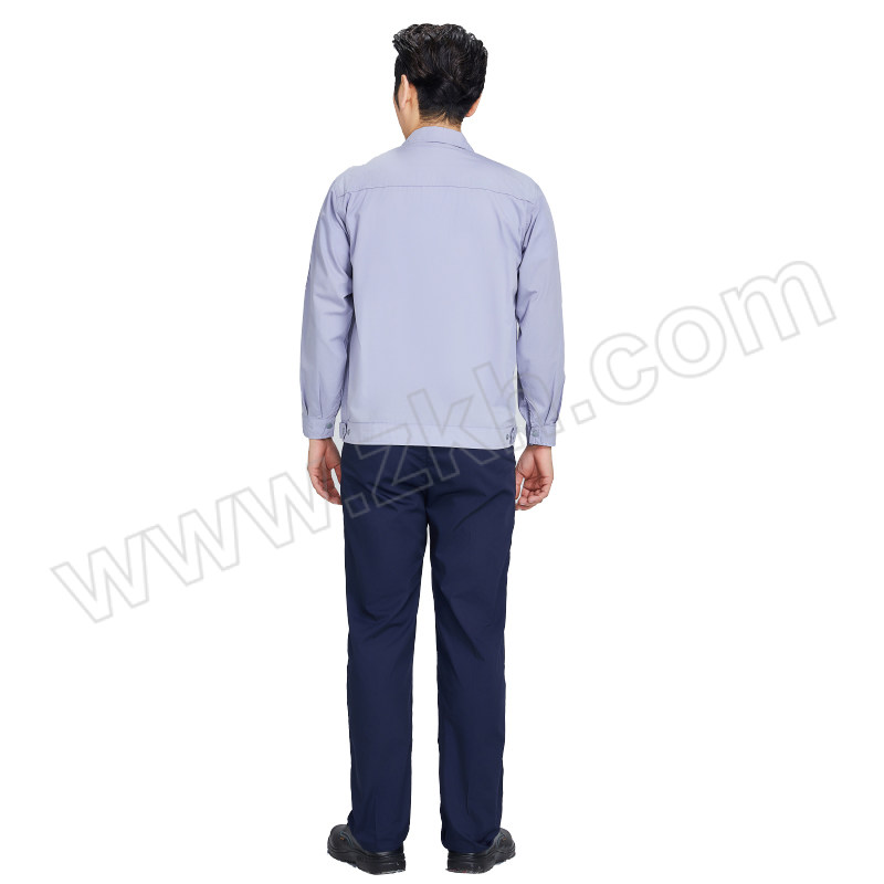 TOPRUI/拓普瑞 夏季涤棉精梳长袖工作服套装 K02 170码 含浅灰色上衣×1+藏青色裤子×1 1套