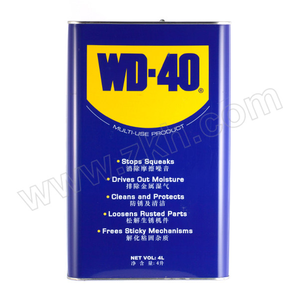 WD-40 多用途金属养护剂 86804A 4L 1桶
