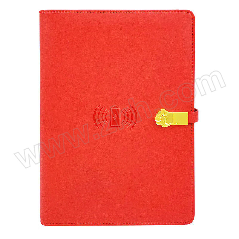 EPOT/东方韵 多功能无线充电源笔记本 红色 8000毫安+16GBU盘+A5活页+充电线+无线充 1套