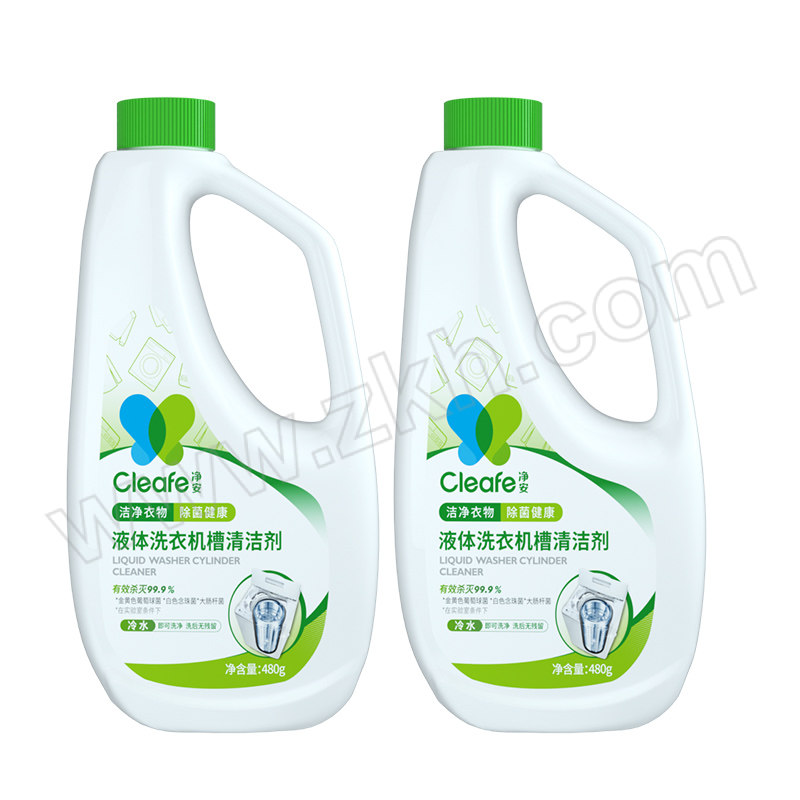 CLEAFE/净安 液体洗衣机槽清洁剂 WTC06N 0480X2 480g×2瓶 1件