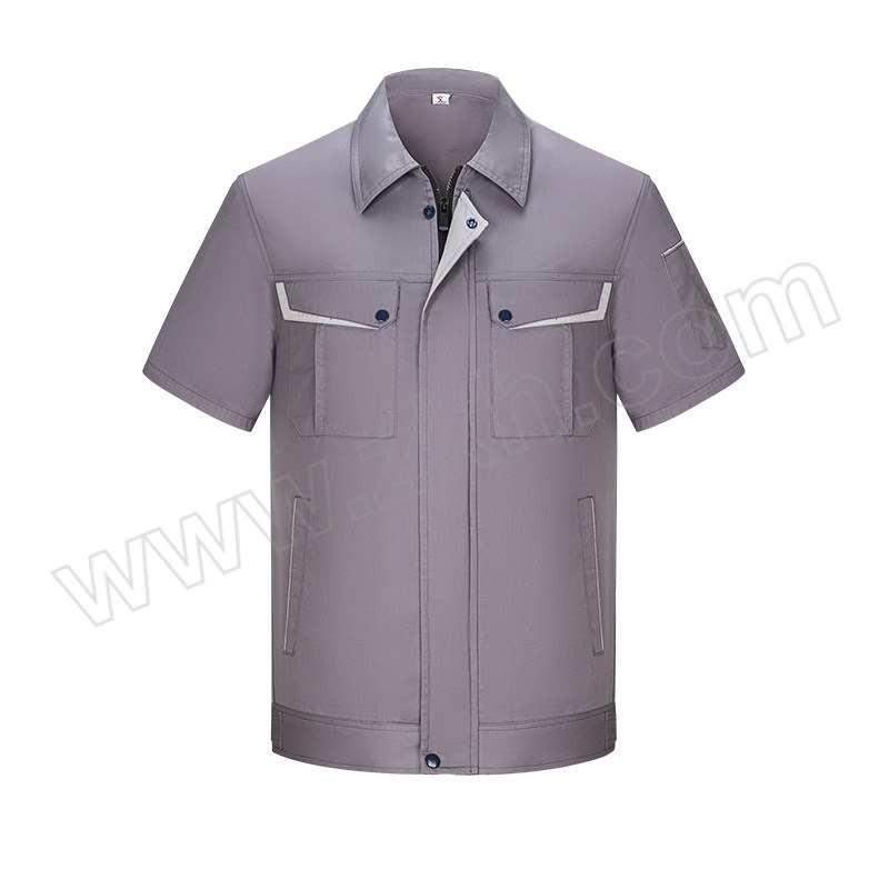 Gongyijiang/工依匠 CVC配色兜夏季短袖 GYJ-801 190码 深灰色 浅灰色兜 1件