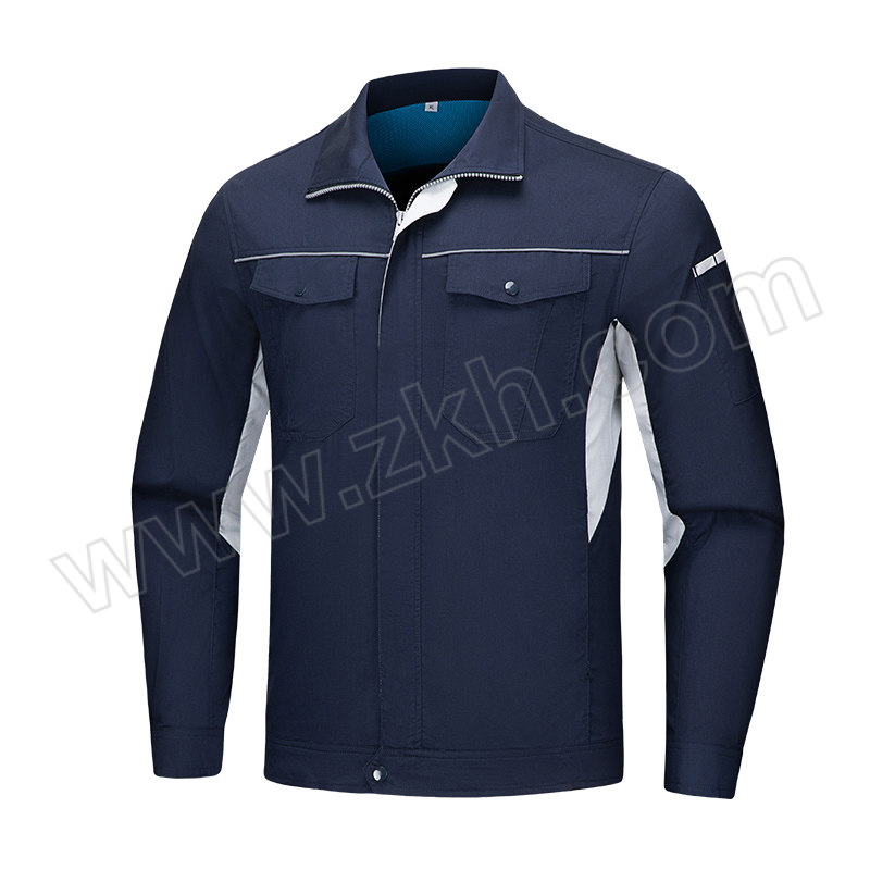 Gongyijiang/工依匠 竹纤立领拉链夏季长袖 GYJ-551 170码 藏蓝色 1件