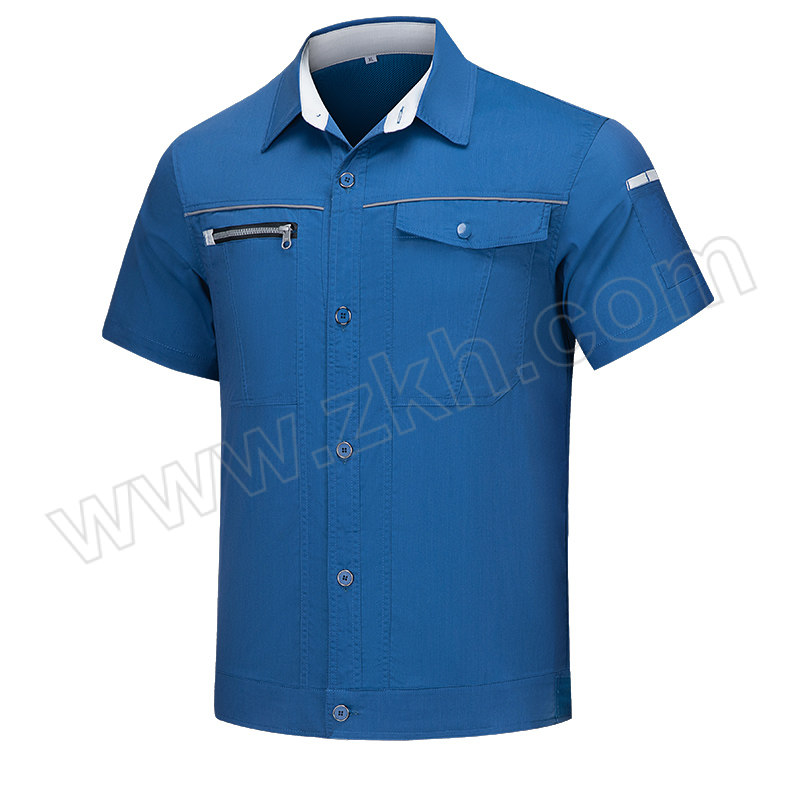 Gongyijiang/工依匠 竹纤衬衣领短袖 GYJ-502 190码 蟹青色 1件
