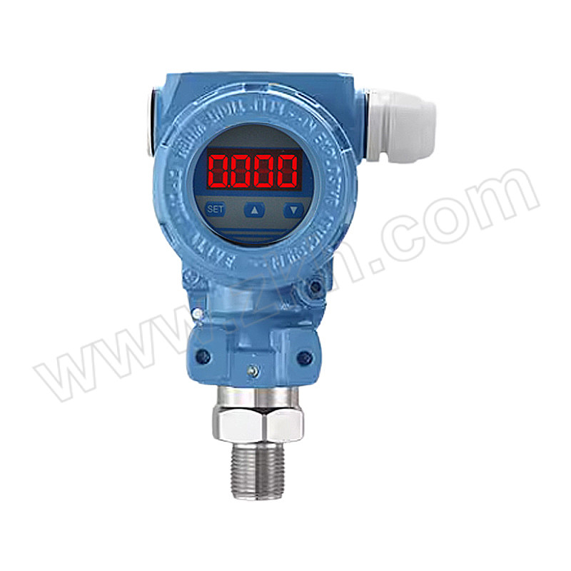 QIZIYI/齐自仪 压力变送器 P2088-22AT(-0.1~0.1MPa) 1/2NPT螺纹安装 数码显示 4~20mA两线制 1个