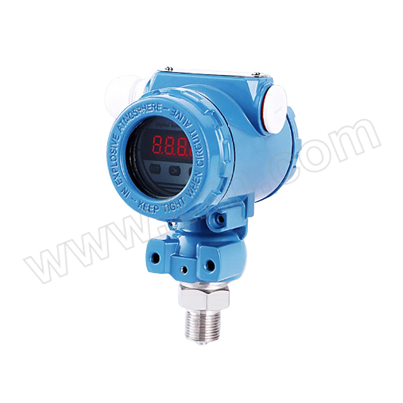 QIZIYI/齐自仪 压力变送器 P2088-22AT(-0.1~0.1MPa) 1/2NPT螺纹安装 数码显示 4~20mA两线制 1个