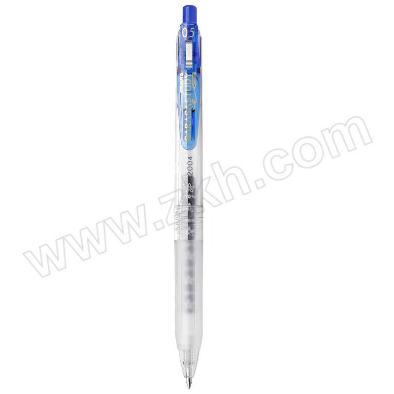 ZEBRA/斑马 花朵自勉中性笔 JJM88-BL 蓝芯 0.5mm 1支