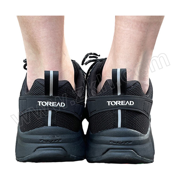 TOREAD/探路者 男士防滑耐磨登山鞋 TFOOBL81737 黑色/银色 42 1双