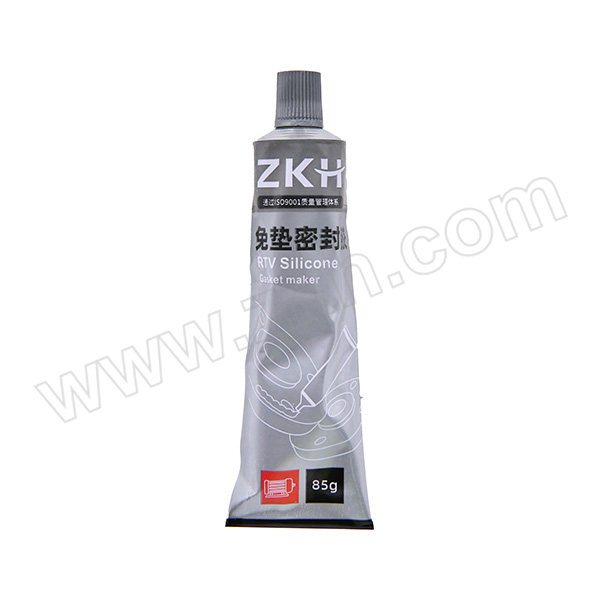 ZKH/震坤行 硅胶垫片平面密封胶 589 85g 银色 1支
