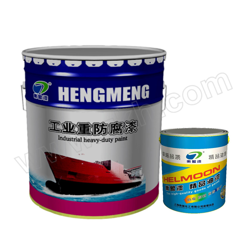 HELMOON/衡盟 环氧聚氨酯油漆 T100 PB05海蓝色 4kg主漆+1kg固化剂 1组