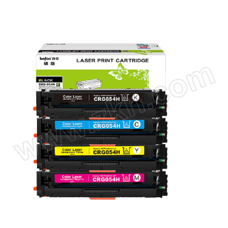 BEFON/得印 硒鼓 CRG054H 彩色 适用佳能 Canon lbP621Cw/lbP623Cdw/lbP623Cdn/MF643Cdw/MF641Cw/MF642Cdw/MF645Cx 4支 1盒