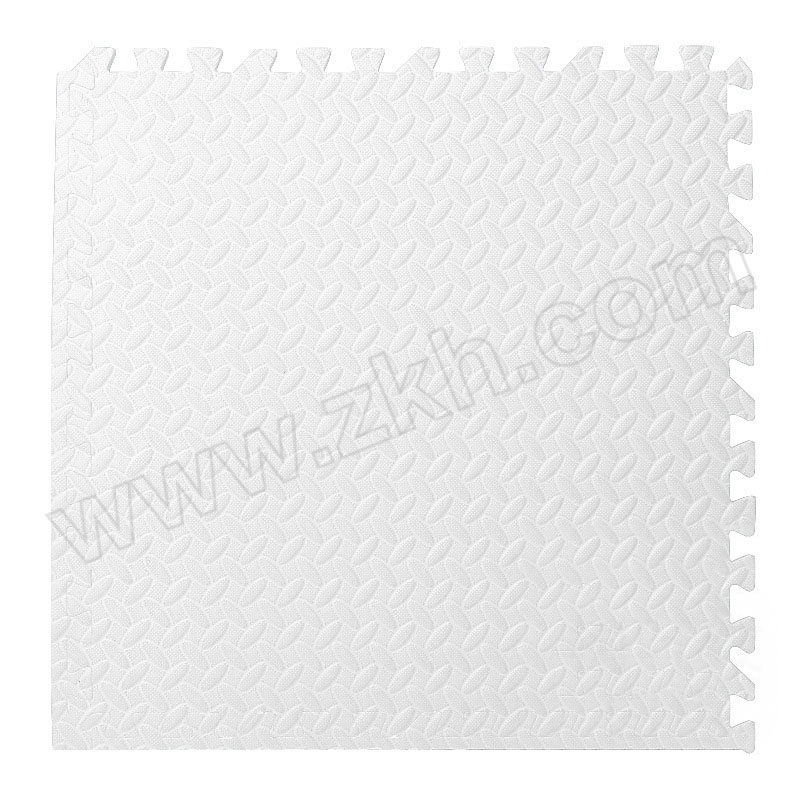 ZTT/庄太太 泡沫地垫 ZTT-DD-001 白色树叶纹 60×2.5cm 1个