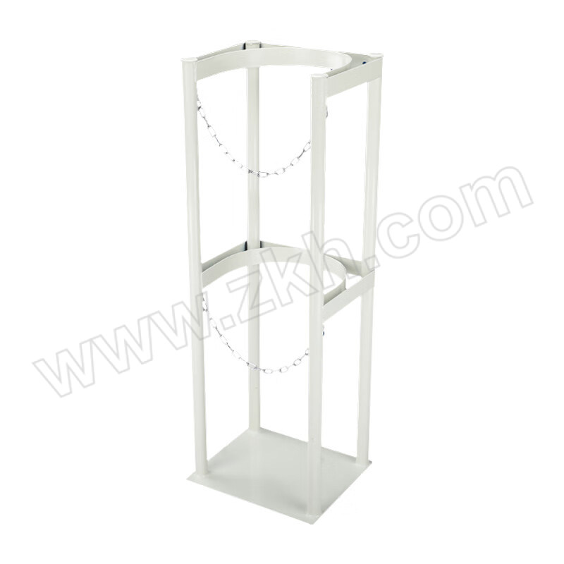XJY/鑫久一 8~10L单瓶白色气瓶架 250×200×600mm 口径180mm 1个