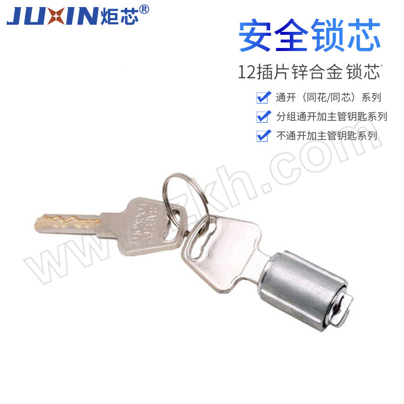JUXIN/炬芯 钢缆绳安全挂锁 PLA381A 通开 红色 钢缆直径3mm 1个