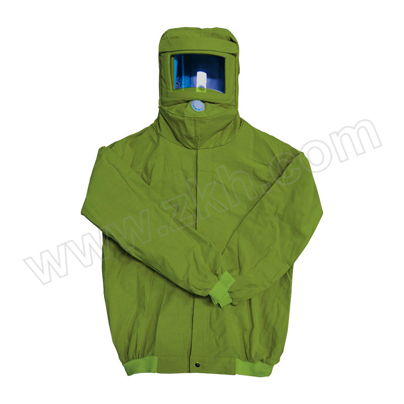 ALINIU/阿力牛 加厚耐磨喷砂服上衣 AGF183 均码 绿色 1件