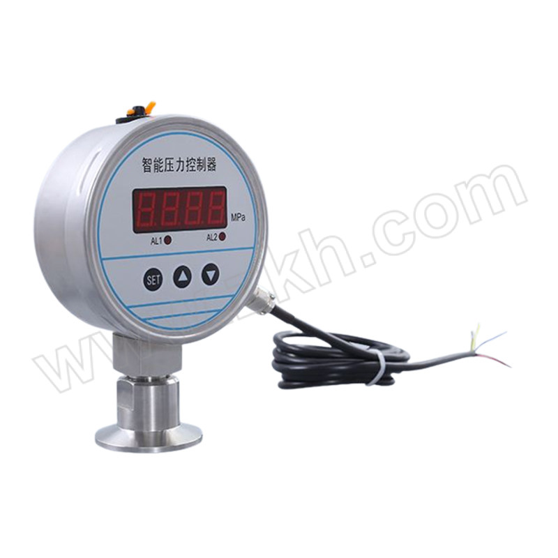 QIZIYI/齐自仪 压力开关 YK100K-5D2J2(0~2MPa) 50.5快装卡盘 径向 100mm表盘 2路开关量输出 1个